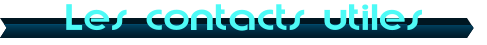 Les contacts utiles